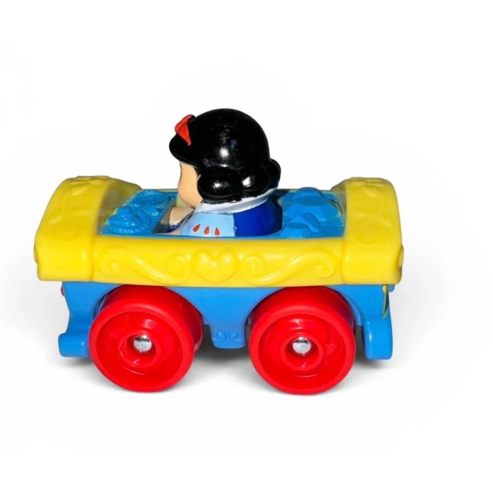Fisher Price Little People Disney Princess Snow White Wheelie Car Figure Toy